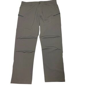 GORUCK Challenge Pants Gray Toughdry Cargo Zip Pocket Tactical Hiking 40X34 Gorp